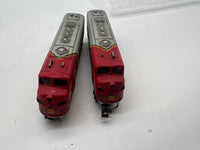 Bachmann Set of 2 Santa Fe Powered Units 215 Diesel Locomotives N SCALE Used No Box