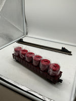 MTH Premier 20-98048 New York Central Gondola Car w/5 LCL Cement Containers . O SCALE Like New
