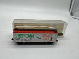 Model Power No. 3720 Tropicana orange juice refrigerator collector's car N scale  Like New