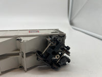 K-Line k623-1332 BURLINGTON ROUTE CLASSIC SCALE DIECAST HOPPER  Gray O SCALE Used Excellent