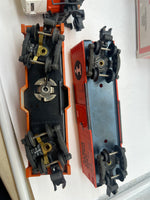 American Flyer Lionel Illinois Central Gulf IC 6-48001, 6-48701, 4-9712 GP-20 Diesel Locomotive, Caboose, & Boxcar S SCALE Like New