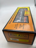 MTH Railking 30-76190 Kennywood Park Racer Flat Car w/40' Trailer --Pittsburgh PA Amusement Park -- 75 yrs Ride Anniversary-- O SCALE NEW
