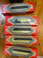 Williams Northern Pacific NP AA Set with 5 Passenger cars O SCALE Used Excellent
