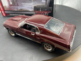 Auto World 1/18 scale - AMM1006/06 1969 Ford Mustang Boss 429 - maroon 1/18 SCALE Like New
