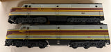 HO Scale Bargain Engine  132 Set of 2 Erie Lackawanna diesel engines 1 pwd 1 nonpwd Used VG