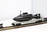 Lionel 6-16351 UNITED STATES NAVY 1992 Flatcar w Submarine O Scale Like New
