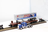 Lionel 6-39485 Flat Car with Tractor and Trailer O SCALE NEW