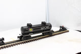 Lionel 6-16107 SUNOCO Black Double Dome Tank Car #16107 O Scale Like New