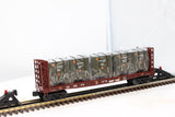MTH Railking 30-76605 Norfolk Southern Flat Car - w/Bulkheads & LCL Containers O SCALE NEW