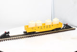Lionel 6-9385 ALASKA GONDOLA with Canisters O Scale Used Damaged Box