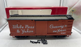LGB 4167 White Pass and Yukon Woodside Boxcar G Scale Like New