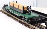 Lionel 6-36727 Weyerhaeuser "Moe and Joe" Operating Lumber Car  O SCALE Like New
