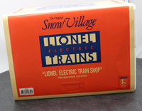 Dept 56 2202 Lionel Electric Trains Shop Snow Village  Used Excellent no light cord Damaged Box