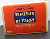 Dept 56 2202 Lionel Electric Trains Shop Snow Village  Used Excellent no light cord Damaged Box