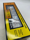 MTH Railking 30-74226 Pittsburgh Christmas-- SIGNED Holiday Homecoming Station Square  boxcar O SCALE Like New