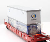 K-Line K7755 FEC DTTX Gunderson W/FEC And Santa Fe Container O SCALE Like New