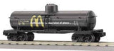 MTH 30-7327 MCDONALDS Tank Car RailKing O Scale Like New