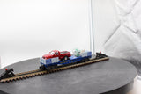 K Line K661-1431 O Gauge Flatcar with '98 Ford Pickup and Figures 10 O SCALE Like New