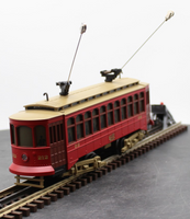 MTH Railking 30-2512-1 Allentown Brill Semi-Convertible Trolley With Proto-Sound O SCALE NEW