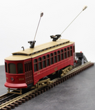 MTH Railking 30-2512-1 Allentown Brill Semi-Convertible Trolley With Proto-Sound O SCALE NEW