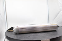 Lionel 6-9580 LIONEL ILLUMINATED BURLINGTON ALUMINUM PASSENGER CAR SILVER VIRANDA OBSERVATION CAR O SCALE Like New
