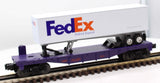 Lionel 6-19440 Flatcar with FedEx Trailer 6424 O Scale Like New