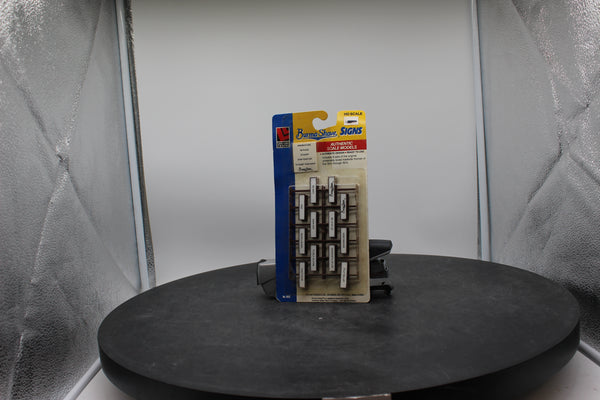 Lifelike #1633 HO scale vintage Burma-Shave signs, 2 sets per pack NEW