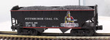 MTH Premier 20-97517 Pittsburgh/Champion Coal Co. 2-Bay Offset Hopper Car O SCALE Like New