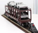 MTH Railking 30-76064 Pennsylvania Auto Carrier Flat Car W/4 63 Corvettes O SCALE Like New