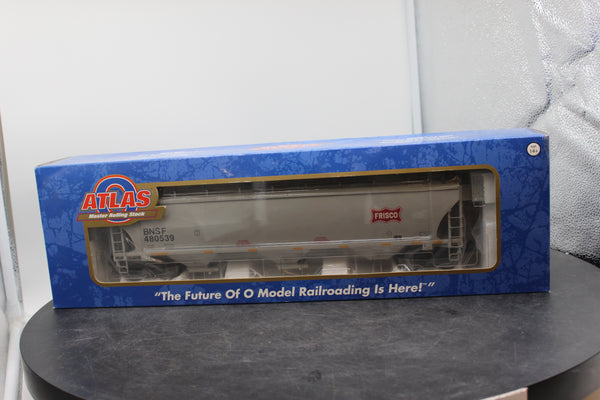 Atlas 3001124A BNSF Heritage FRISCO Trinity 5161 Covered Hopper Golden Spike Limited Edition 3 RL O SCALE NEW