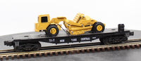Lionel Flatcar 6-16954 New York Central Ertl Scraper O SCALE Used Excellent