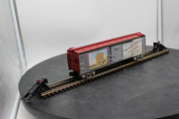 MTH 30-74226 Pittsburgh Christmas Box Car O Scale Like New