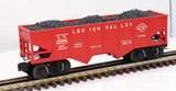 Lionel 6476-85 LEHIGH VALLEY 2 Bay Hopper W-Coal load Car (Reproduction) O Scale Like New
