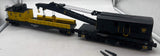 MTH 20-98298, 20-98302 Pennsylvania PRR Crane Car and Crane Tender (Set of 2) O Scale Used Excellent