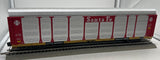 MTH Premier 20-95338 Santa Fe Corrugated Auto Carrier O SCALE Like New
