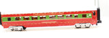 MTH Railking 30-68134 Christmas 60' Streamlined Coach Car w/LED Lights O SCALE Like New