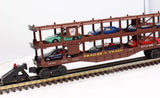 Lionel 6-16208 PENNSYLVANIA PRR auto carrier w/ 6 diecast cars O Scale 6 Bonus Cars Included Used Damaged Box