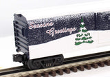 MTH Railking 30-74038 Christmas Box Car O SCALE Like New