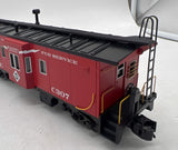 MTH 30-1647E Erie bay window caboose red O Scale Like New
