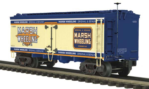 MTH Premier 20-94340 Marsh Wheeling 36' Woodsided Reefer Car #1115 O SCALE NEW