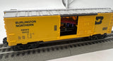 Lionel 6-16632 Burlington Northern BN Diesel Railsounds Boxcar O SCALE Like New