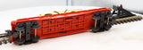 MTH Rugged Rails 33-7604 Burlington Flat Car w/1957 Chevy O SCALE Like New