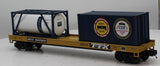 MTH Premier 20-95293 CSX Premier Flat Car w/Tank Container & 20' Container O SCALE Like New