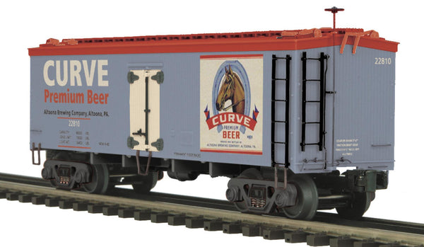 MTH Premier 20-94326 Altoona Brewing Company Curve Beer 36' Woodsided Reefer Car O SCALE NEW