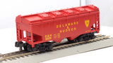 American Flyer 6-48609 DELAWARE AND HUDSON Covered Hopper S Scale Like New