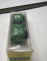Micro Trains Kadee 22010 190346 Burlington 40' Combine Door Boxcar N SCALE Like New wrong Box
