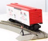 American Flyer 6-48314 Christmas Boxcar S Gauge S Scale Like New