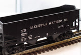 MTH Premier 20-97525 Aliquippa & Southern 2-Bay Offset Hopper Car O SCALE (no coal load) Like New