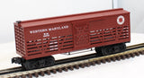 MTH Railking 30-7155 Western Maryland Stock Car - 19th Century O SCALE Like New