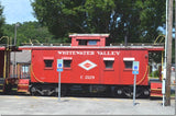 MTH PREMIER C-2129 Custom Weathered Whitewater Valley Railroad (INDIANA) Cabooe Red / Black O SCALE WEATHERED AS IS Like New limited